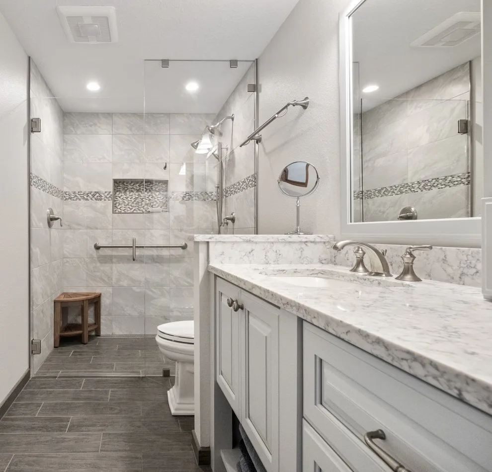 Refined and Elegant | Bathroom by Henderer Design + Build + Remodel - Photo 2