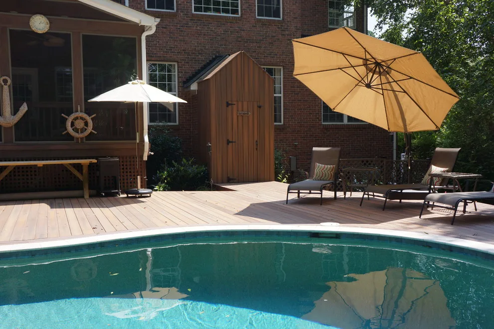 Deck and Outdoor Restroom by Distinctive Design + Build + Remodel - Photo 3