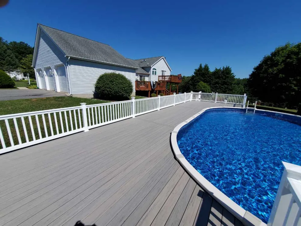 Deck Construction for Pool Area by Maddrix Contracting LLC - Photo 2