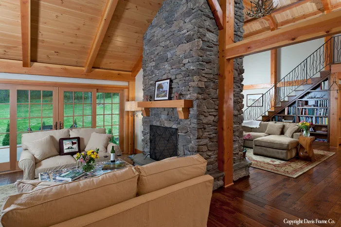 Custom Post and Beam Home in Beaver, PA by Davis Frame Company - Photo 6