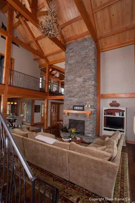 Custom Post and Beam Home in Beaver, PA by Davis Frame Company - Photo 10