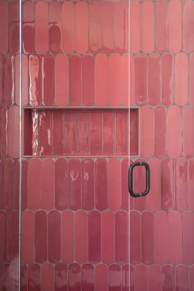 Charming Pink Bathroom by Sarah Kraus Bartelson - S&W Kitchens - Photo 7