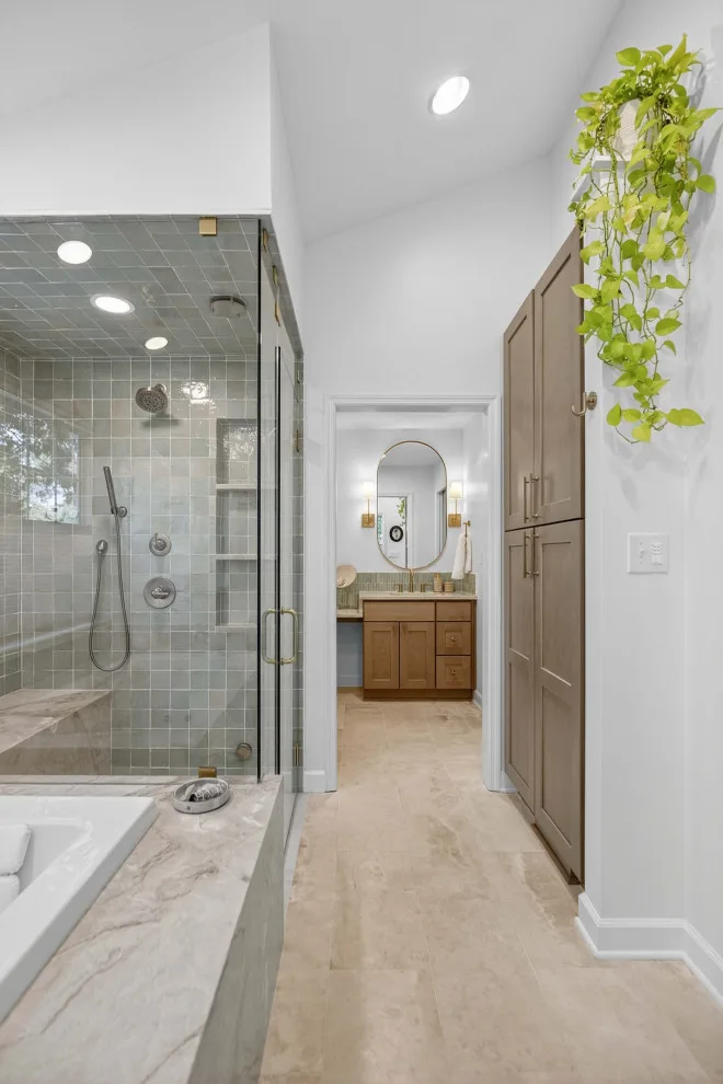 Greenville SC Primary Bathroom Renovation by Ferguson Builders - Photo 3