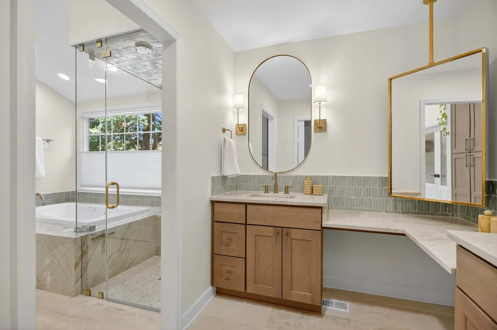 Greenville SC Primary Bathroom Renovation by Ferguson Builders - Photo 5