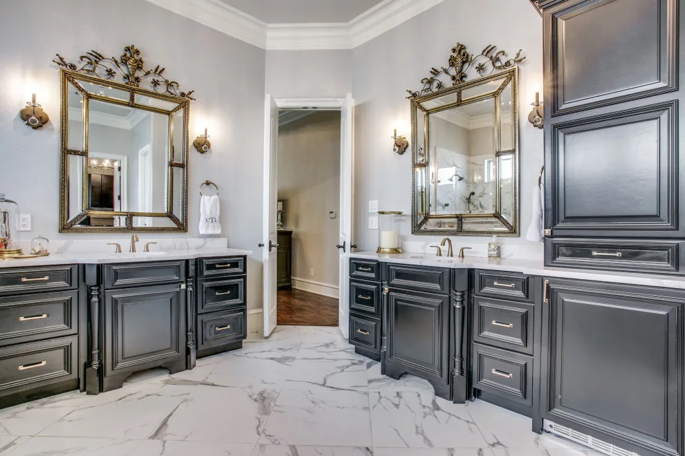 Pristine Gold Luxury Bath by Swanson Renovations - Luxury Design & Build - Photo 5