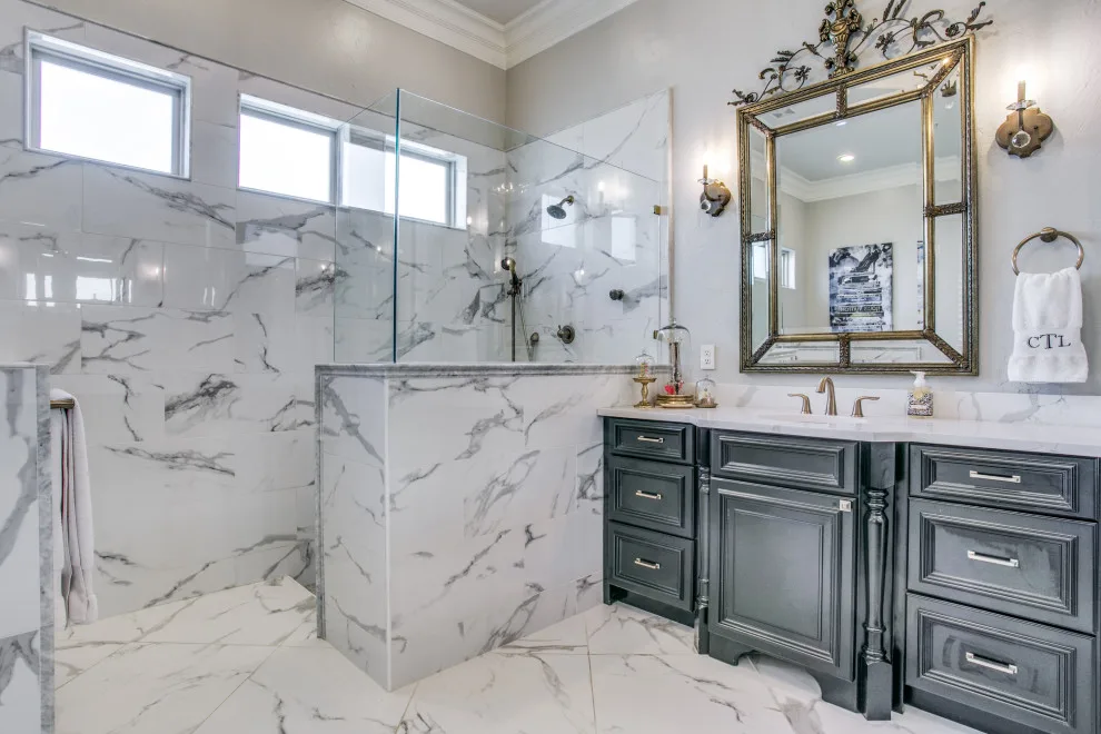 Pristine Gold Luxury Bath by Swanson Renovations - Luxury Design & Build - Photo 3
