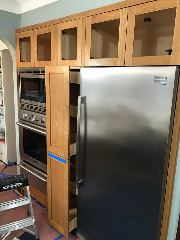 Quarter Sawn White Oak Cabinets by Detroit House Carpentry - Photo 8