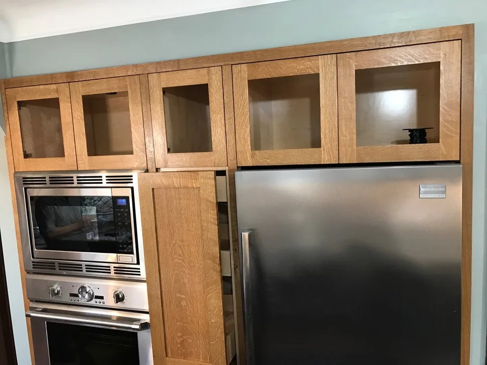 Quarter Sawn White Oak Cabinets by Detroit House Carpentry - Photo 2