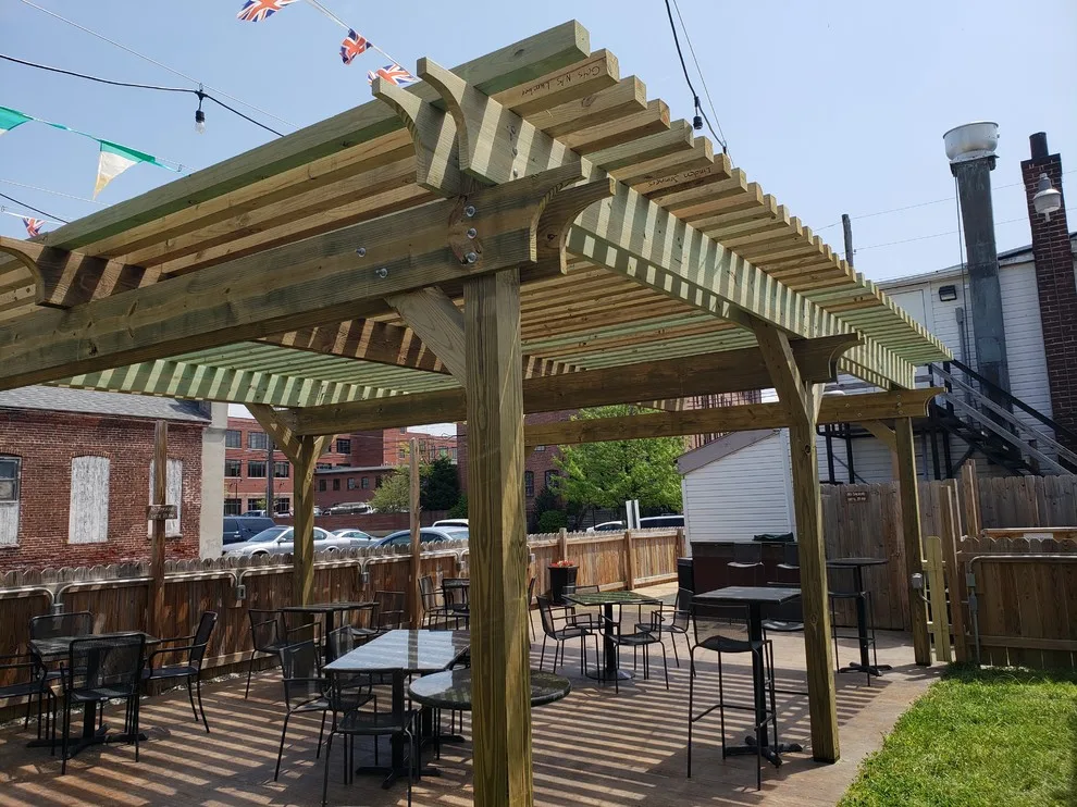 Lancaster Quips Pub Outdoor Dining Pergola by Maddrix Contracting LLC - Photo 3