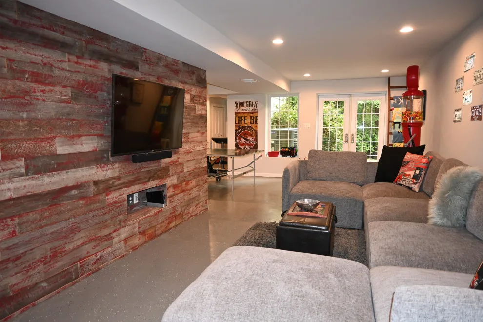 Clifton VA Rec Room Renovation by Thomas Custom Builders - Photo 21