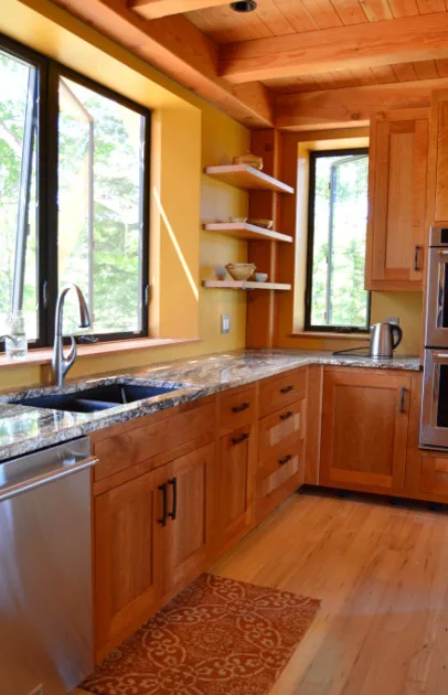 Creekside Zero Energy Home by New Energy Works Timberframers - Photo 10