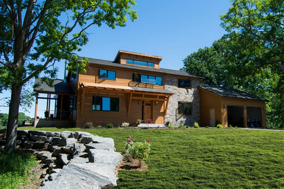 Creekside Zero Energy Home by New Energy Works Timberframers - Photo 4