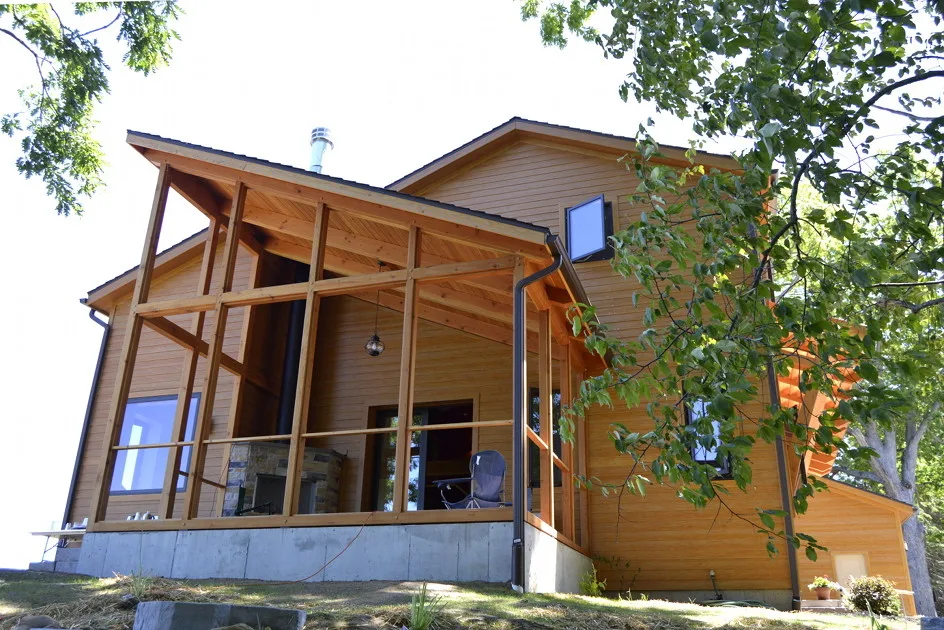 Creekside Zero Energy Home by New Energy Works Timberframers - Photo 8