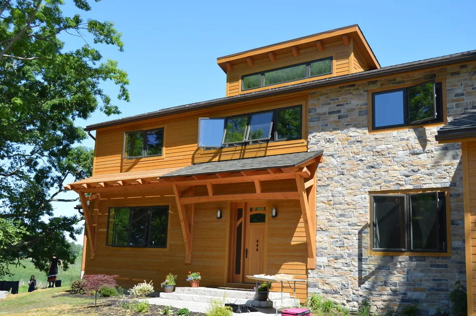 Creekside Zero Energy Home by New Energy Works Timberframers - Photo 7