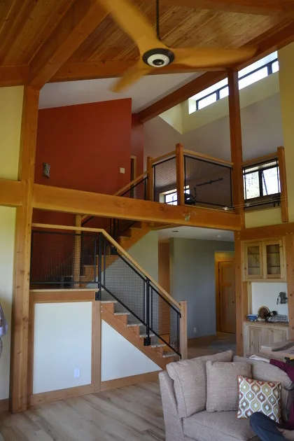 Creekside Zero Energy Home by New Energy Works Timberframers - Photo 5