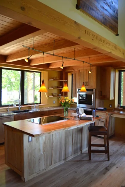 Creekside Zero Energy Home by New Energy Works Timberframers - Photo 6