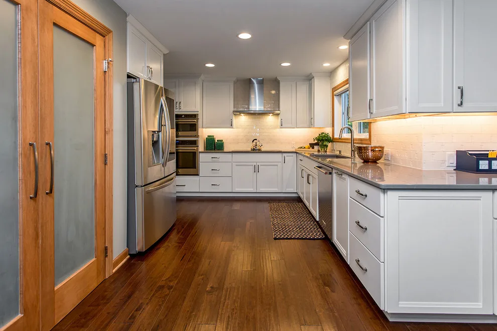 Revamped Blue and White Kitchen by Red House Remodeling - Photo 4