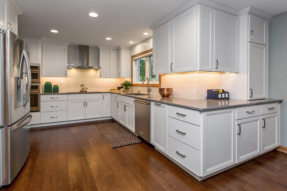 Revamped Blue and White Kitchen by Red House Remodeling - Photo 3