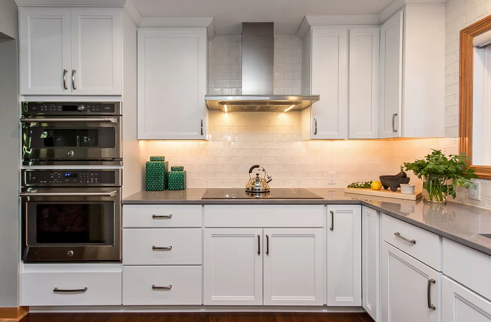 Revamped Blue and White Kitchen by Red House Remodeling - Photo 6