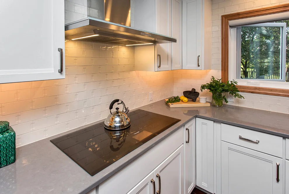Revamped Blue and White Kitchen by Red House Remodeling - Photo 12