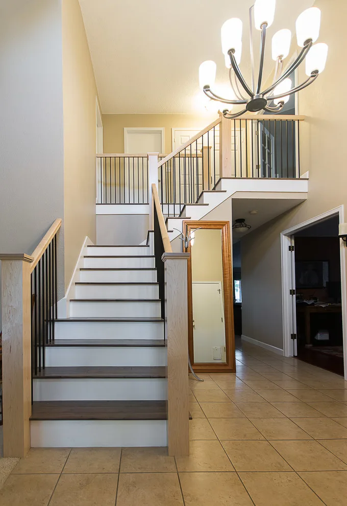 Renner Contemporary Bathroom and Staircase Design by Freestone LLC Design-build - Photo 2