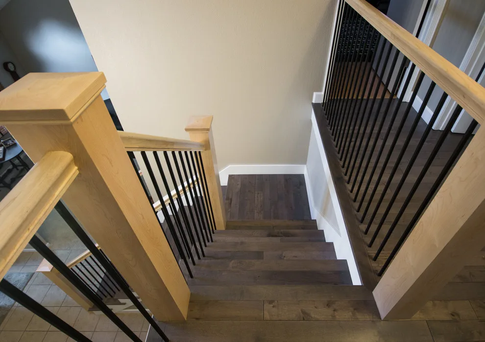 Renner Contemporary Bathroom and Staircase Design by Freestone LLC Design-build - Photo 7