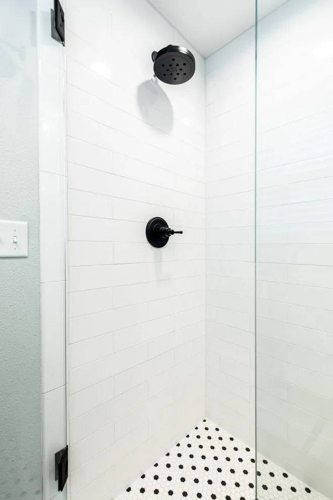 Rockborough Farmhouse Main Bathroom by Freestone LLC Design-build - Photo 6