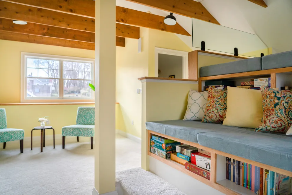 Roslindale Attic Renovation/Playroom by New England Design & Construction - Photo 14