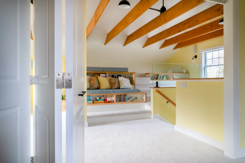 Roslindale Attic Renovation/Playroom by New England Design & Construction - Photo 18