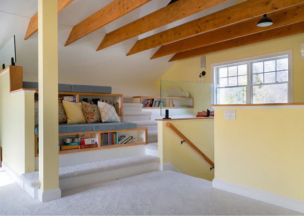 Roslindale Attic Renovation/Playroom by New England Design & Construction - Photo 7