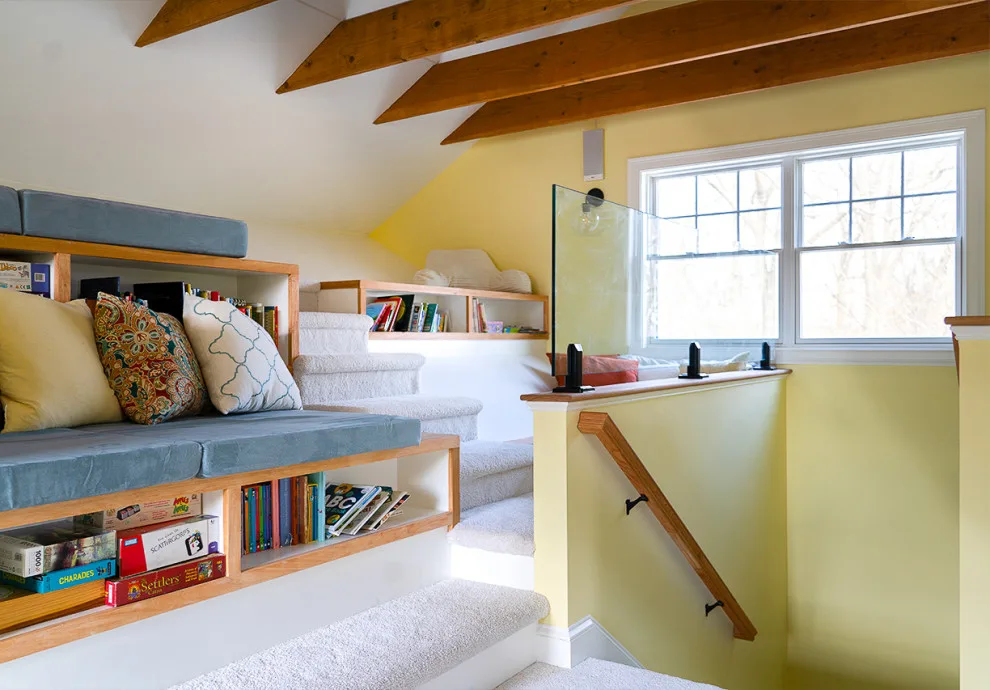 Roslindale Attic Renovation/Playroom by New England Design & Construction - Photo 4