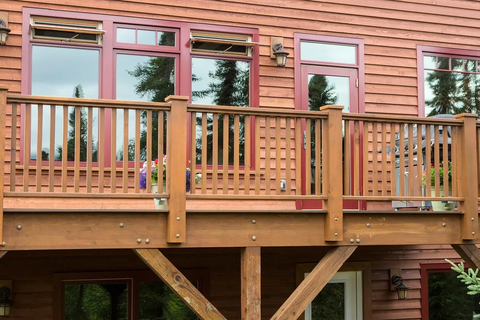 Charming Entryway, Pathway, and Rear Decks Featuring Trex Decking and Cedar Railings by Treeline Construction - Photo 10