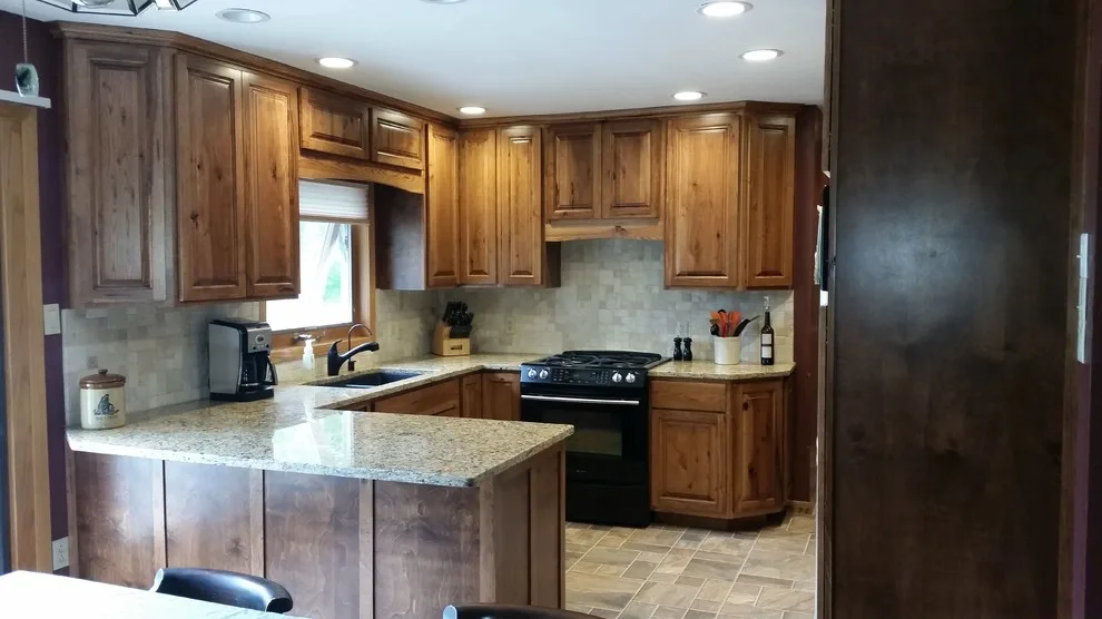 Hickory Kitchens with a Rustic Touch by Dave Beenblossom Cabinets & Construction - Photo 5