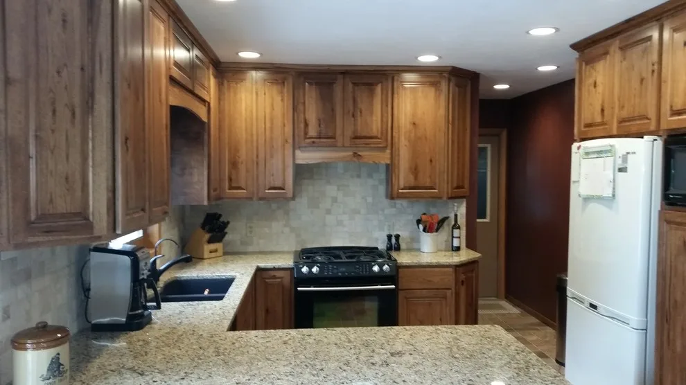 Hickory Kitchens with a Rustic Touch by Dave Beenblossom Cabinets & Construction - Photo 7