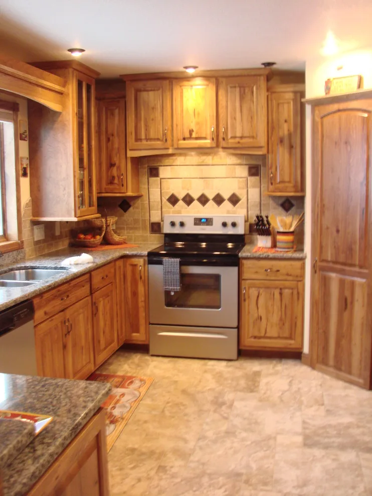 Hickory Kitchens with a Rustic Touch by Dave Beenblossom Cabinets & Construction - Photo 16
