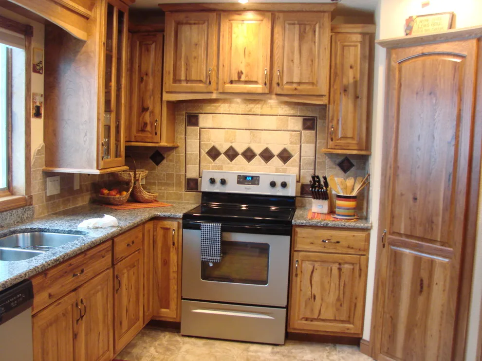 Hickory Kitchens with a Rustic Touch by Dave Beenblossom Cabinets & Construction - Photo 14