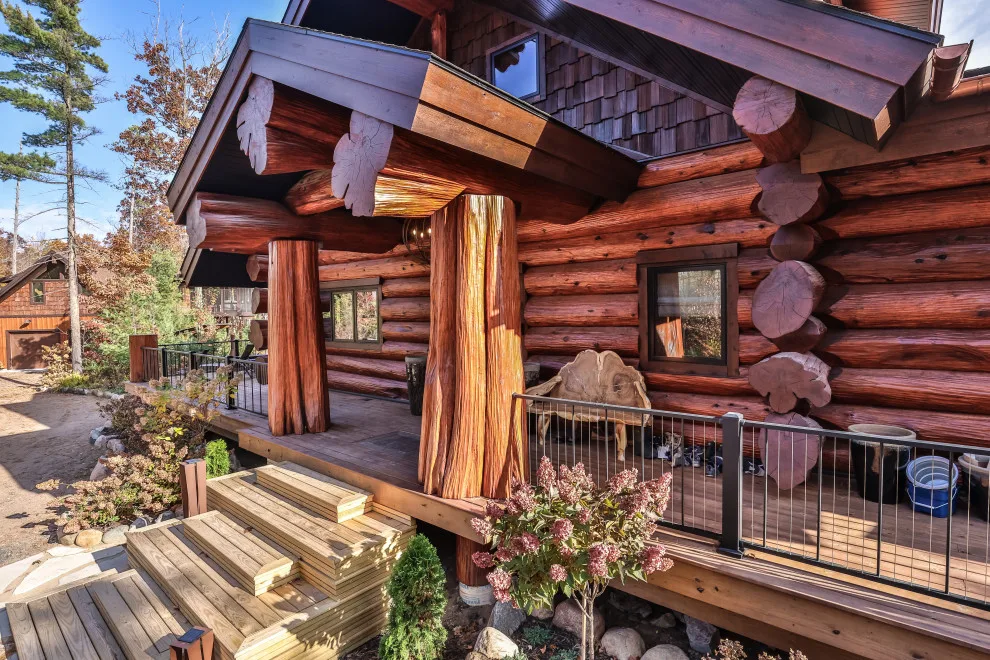 Chic Log Rustic Charm by Schultz Building Inc - Photo 17
