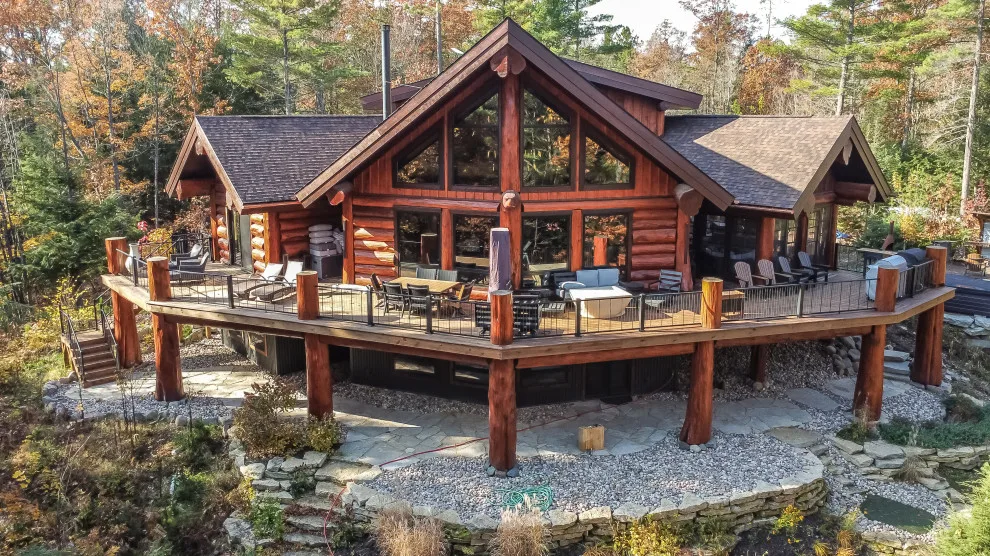 Chic Log Rustic Charm by Schultz Building Inc - Photo 49