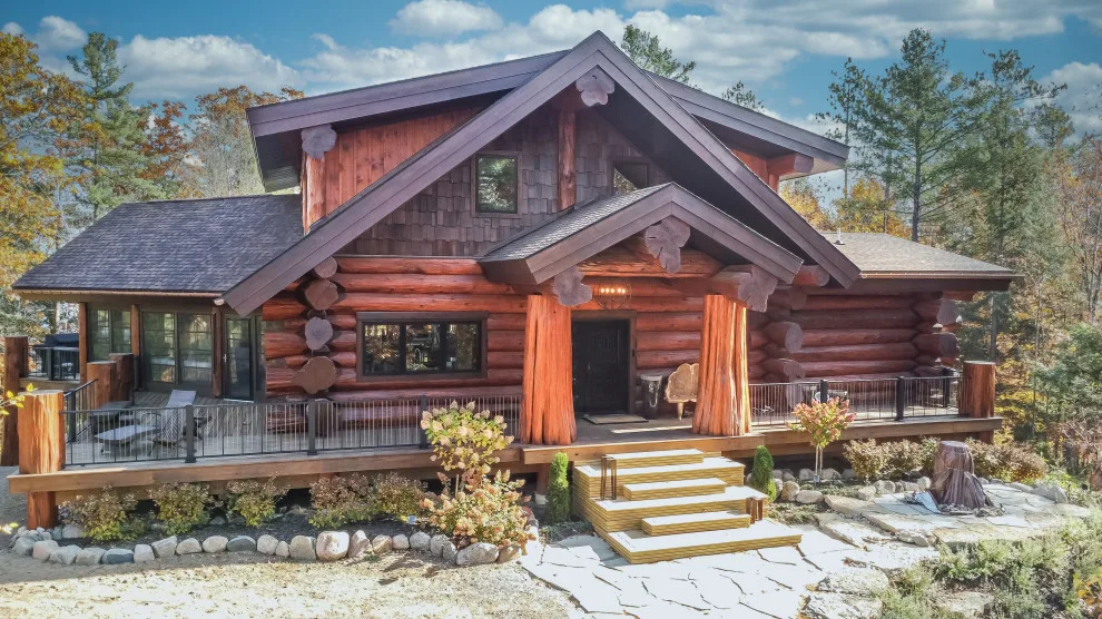 Chic Log Rustic Charm by Schultz Building Inc - Photo 28