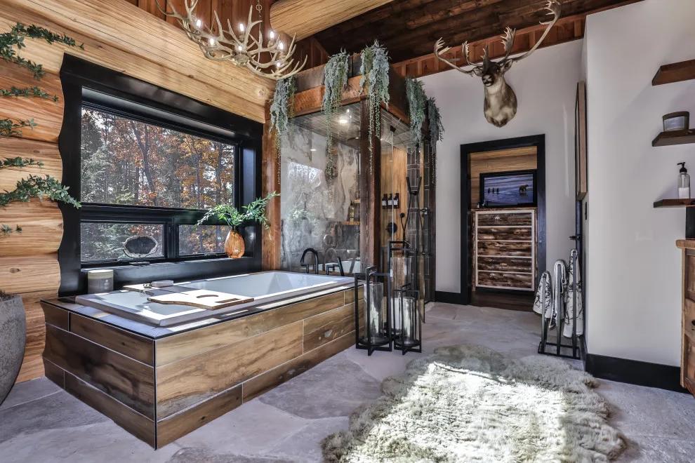 Chic Log Rustic Charm by Schultz Building Inc - Photo 52