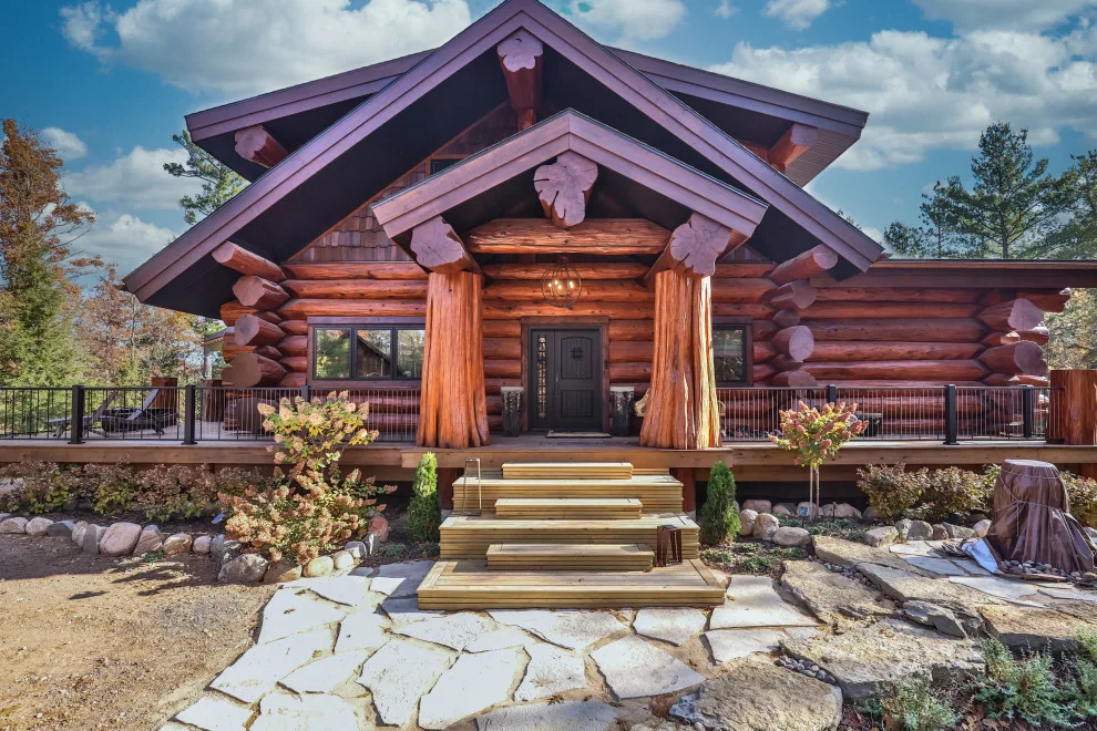 Chic Log Rustic Charm by Schultz Building Inc - Photo 47
