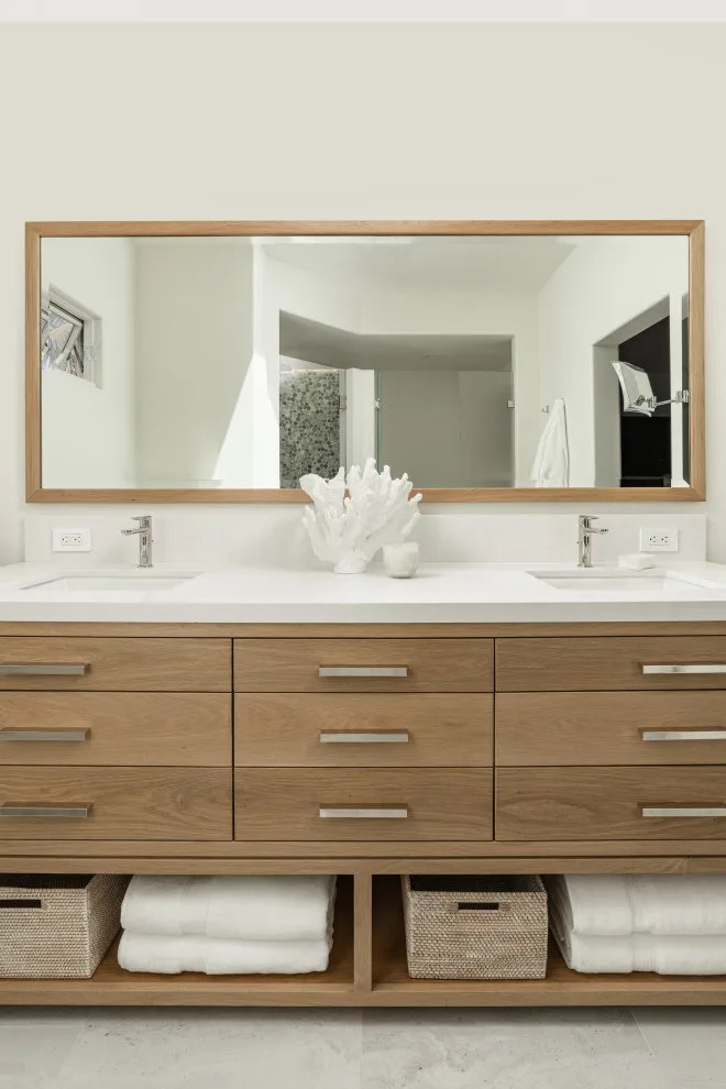 Ocean Glass Bathroom Renovation by HO'OKIPA Design & Construction - Photo 6