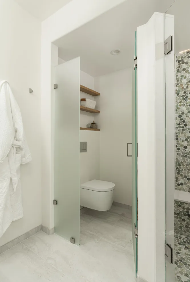 Ocean Glass Bathroom Renovation by HO'OKIPA Design & Construction - Photo 5