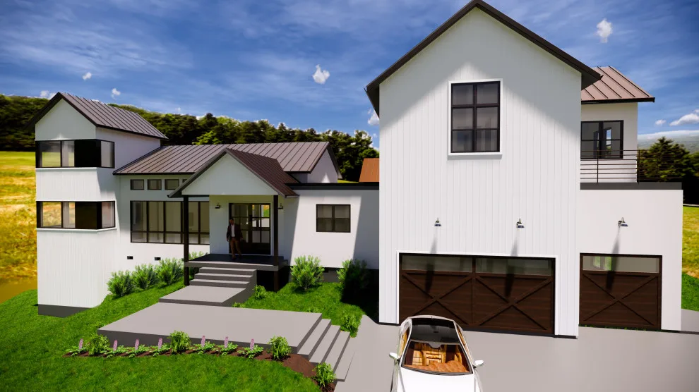 Skyfarm Contemporary Farmhouse by The Custom Home Company - Photo 5