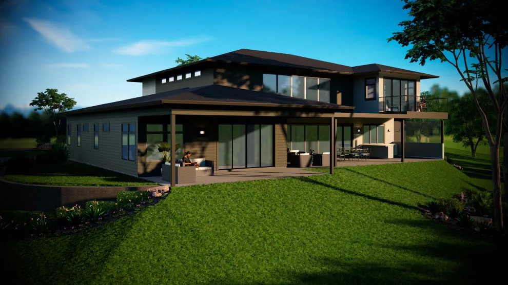 Contemporary Prairie Sky Farm by The Custom Home Company - Photo 4