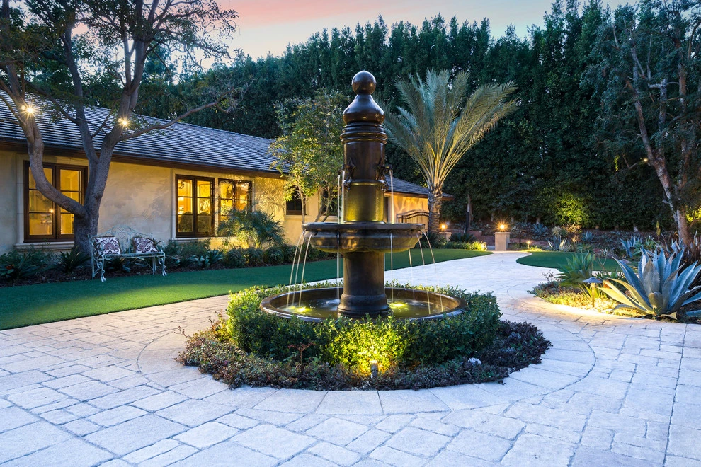 Paving Stone Patio with Pool & Firepit by Pacific Outdoor Living - Photo 3