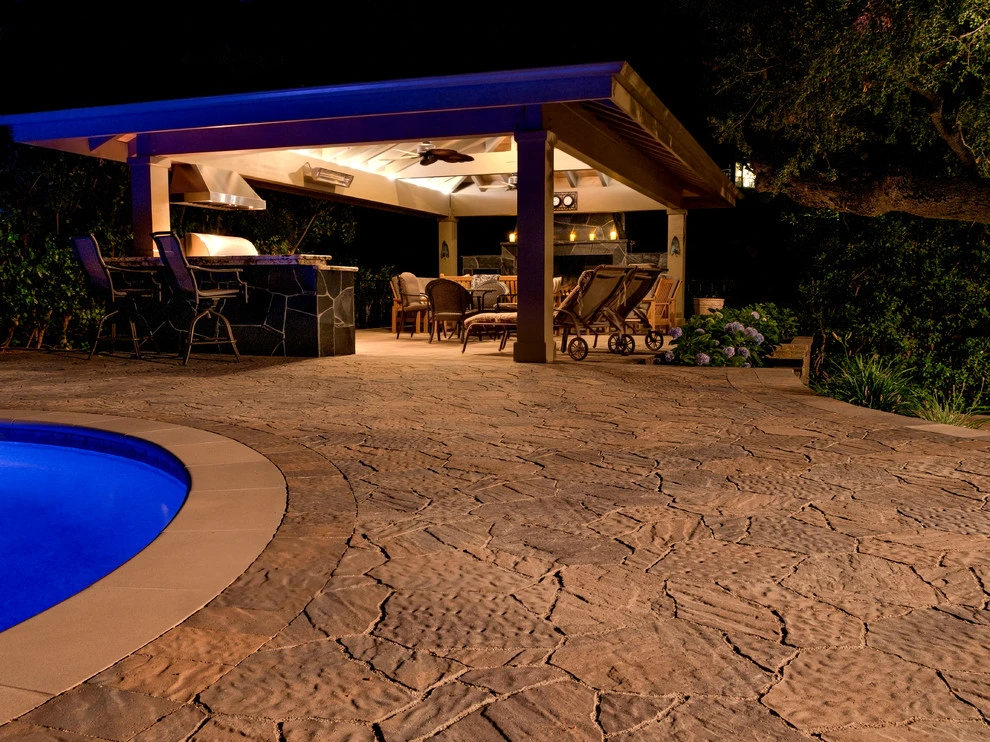 Large Fireplace with Seating Area by Pacific Outdoor Living - Photo 11
