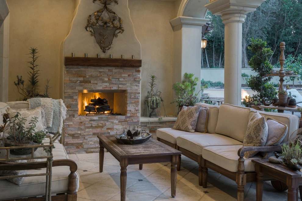 Paving Stone Patio with Pool & Firepit by Pacific Outdoor Living - Photo 5