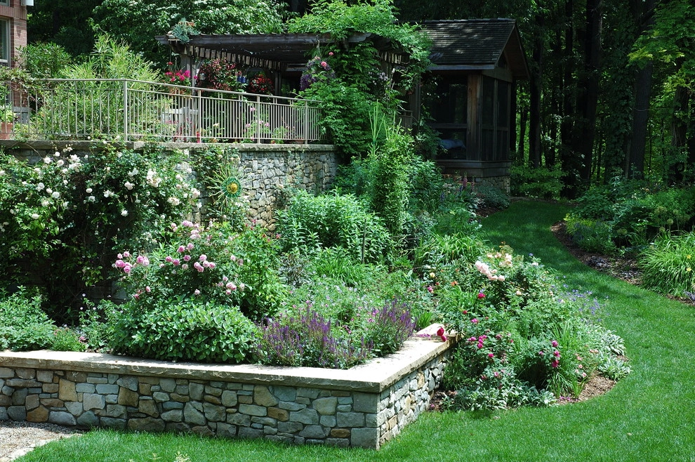 Cottage Garden and Pergola by Land Architects, Inc. - Photo 2