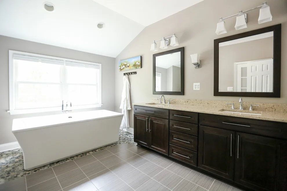 Expansive Spa-Inspired Master Bathroom in Worcester, PA by Meridian Construction - Photo 8